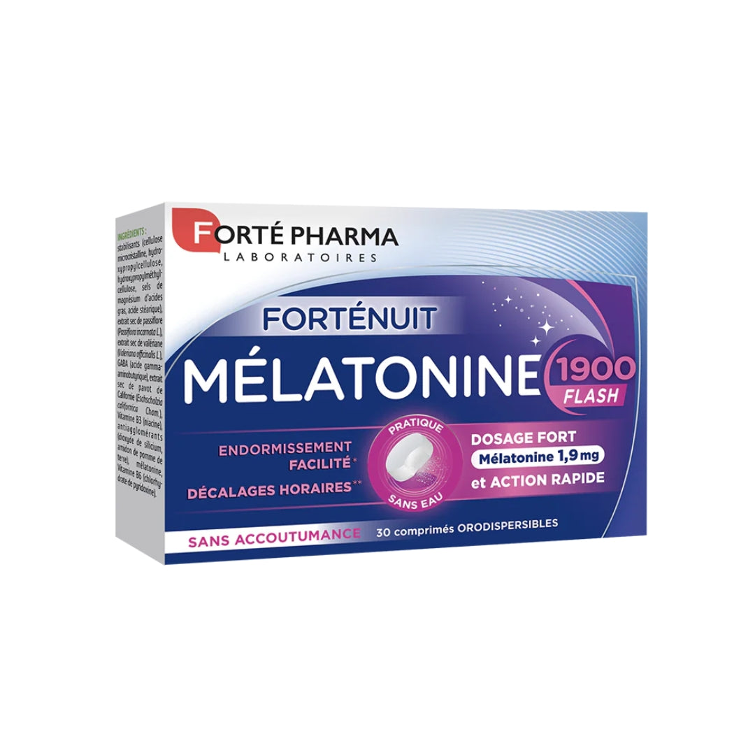 Melatonina 1900 Flash de Forte Pharma, 30 comprimidos
