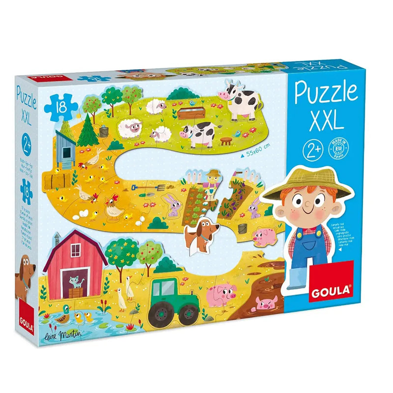 Goula Puzzle XXL Ferme 18 Pièces - 2A+