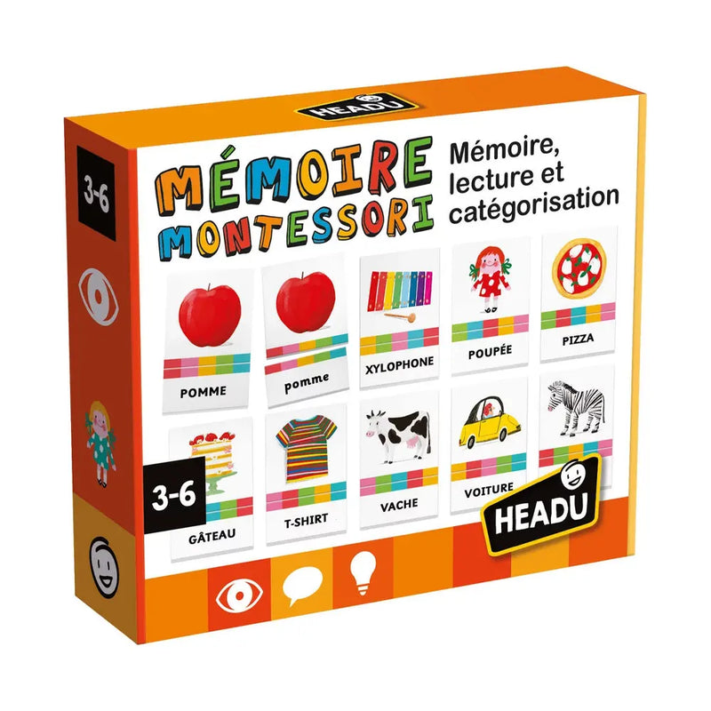Headu Montessori Mémoire - 3-6 Ans+