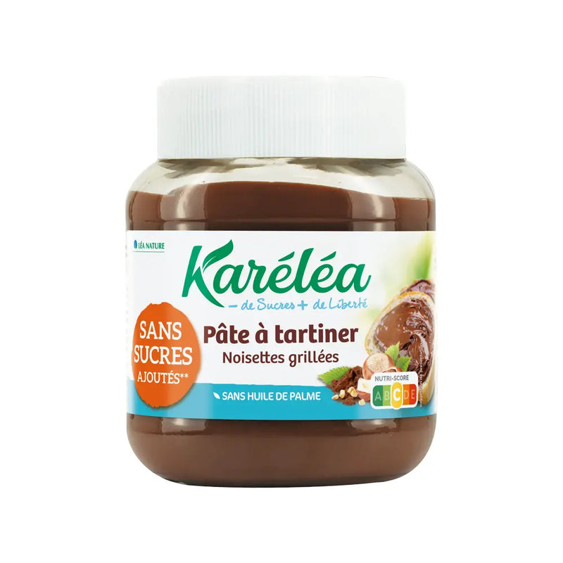 Karéléa Hazelnut & Cocoa Spread with No Added Sugar - 400g