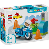 Lego Blue Police Motorcycle 2A+