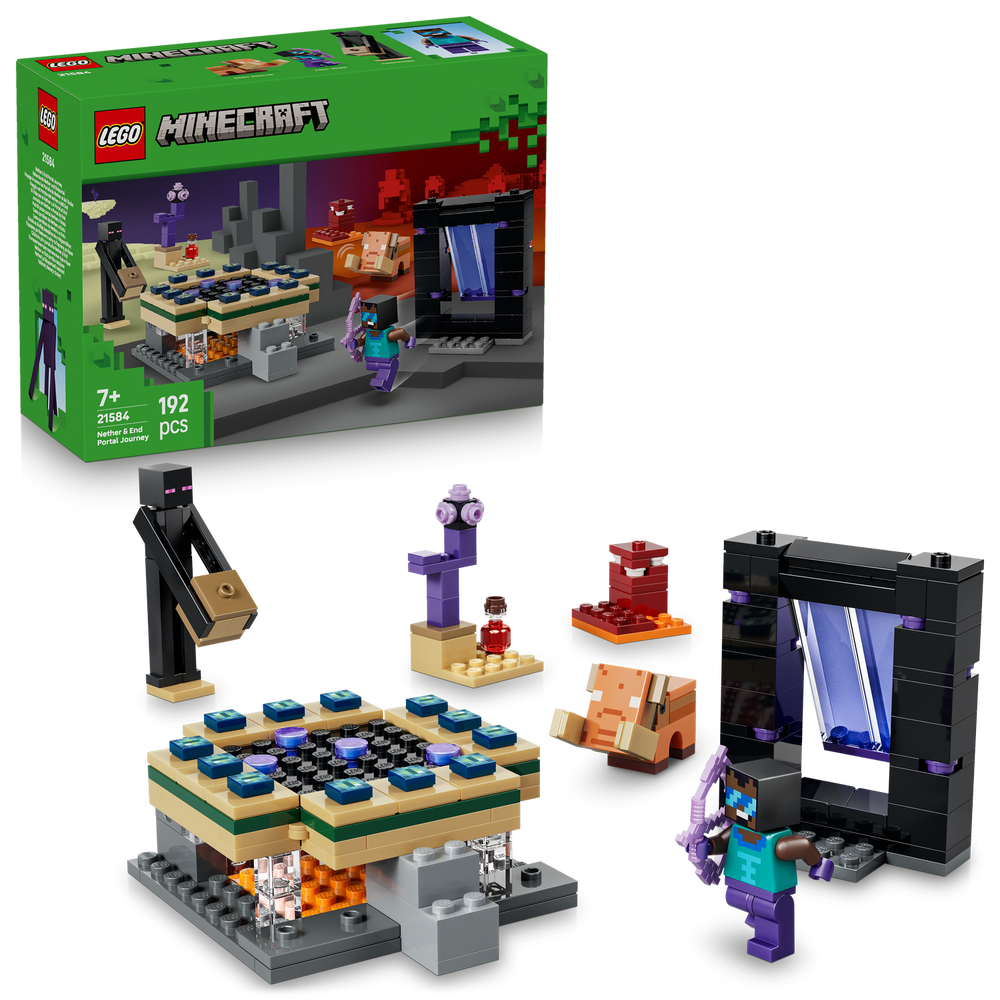 Lego Nether & End Portal Journey 7A+