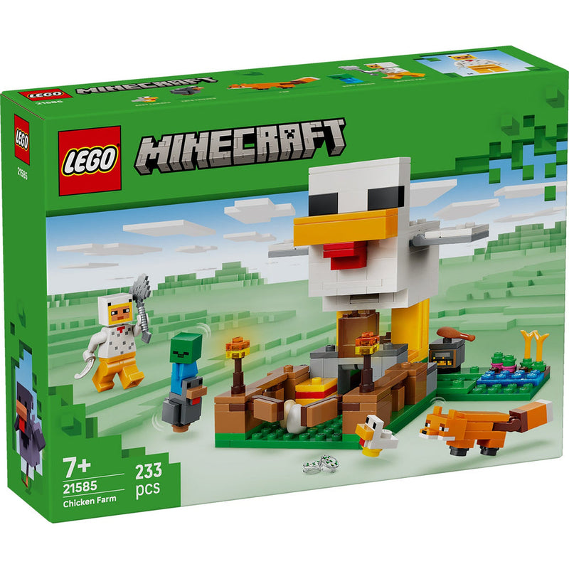 Lego Minecraft - La ferme à poulet - 233 pièces 7A+