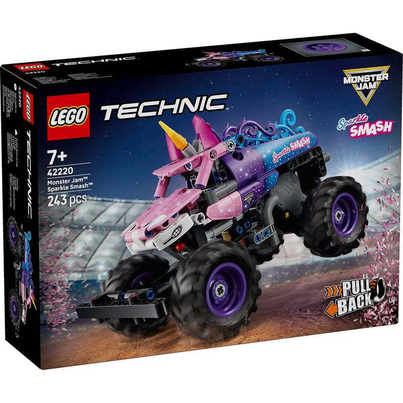 Lego Technic - Monster Jam Sparkle Smash à rétrofriction - 243 pièces 7A+