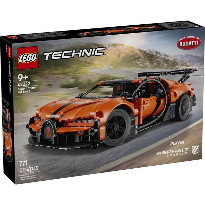 Lego Technic - L'hypercar Bugatti Chiron Pur Sport - 771 pièces 9A+