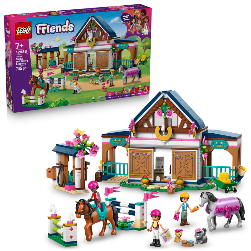 Lego Friends - L'écurie et l'école d'équitation - 735 pièces 7A+