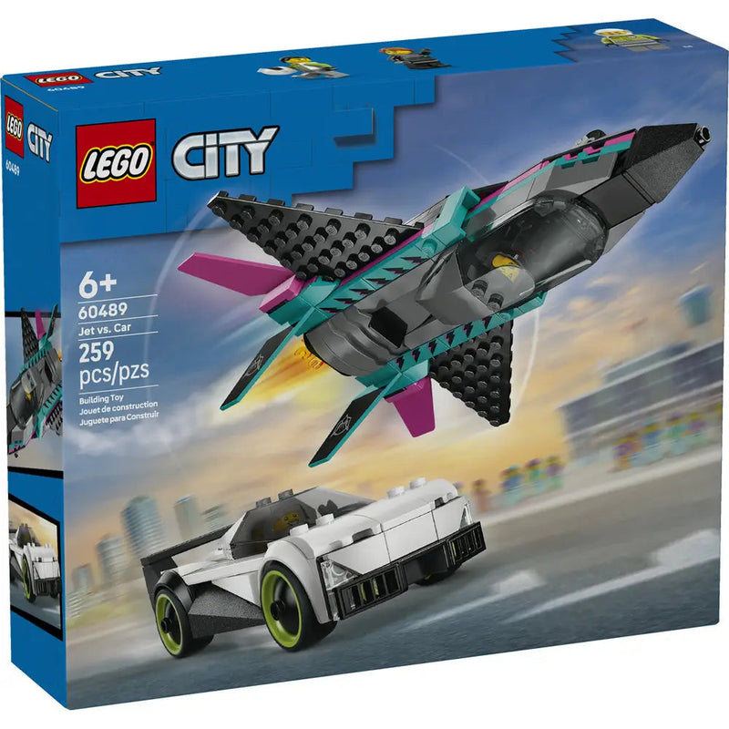 Lego City - Le jet contre la voiture - 259 pièces 6A+