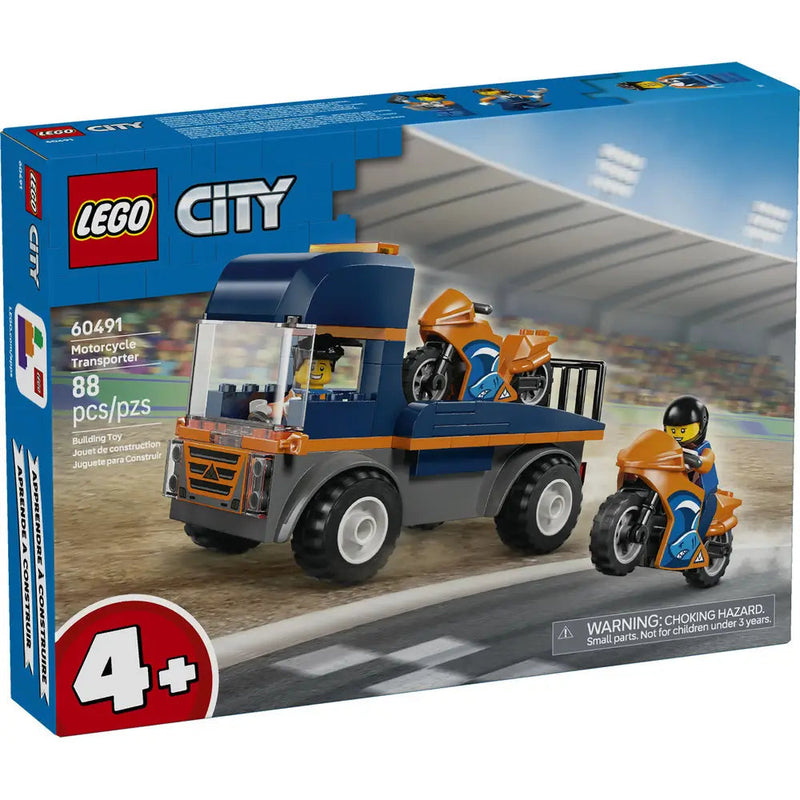 Lego City - Le transporteur de motos - 88 pièces 4A+