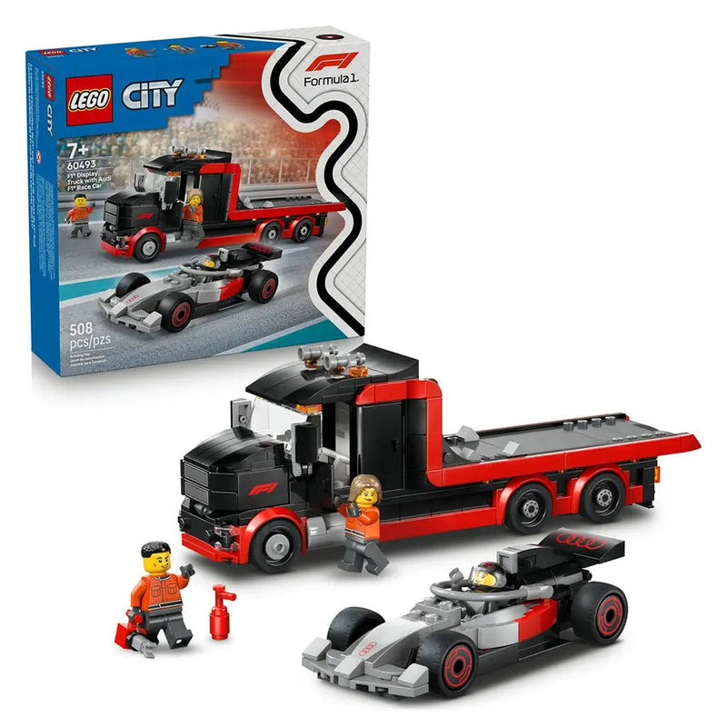 Lego City - Le camion de F1 avec voiture de course de F1 Audi - 508 pièces 7A+