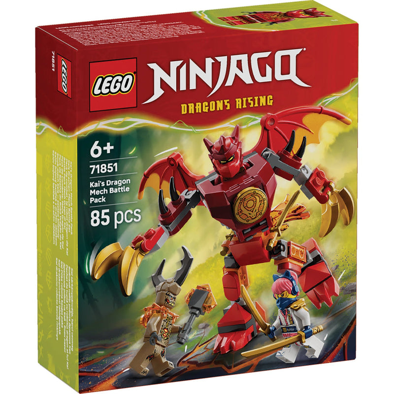 Lego NINJAGO - Pack de combat : le robot dragon de Kai - 85 pièces 6A+