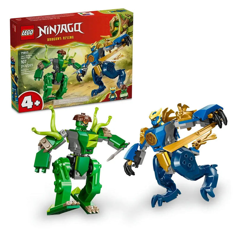 Lego NINJAGO - Le combat du robot dragon de Jay - 107 pièces 4A+