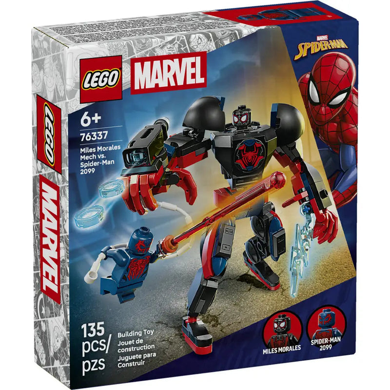 Lego Marvel - Le robot de Miles Morales contre Spider-Man 2099 - 135 pièces 6A+
