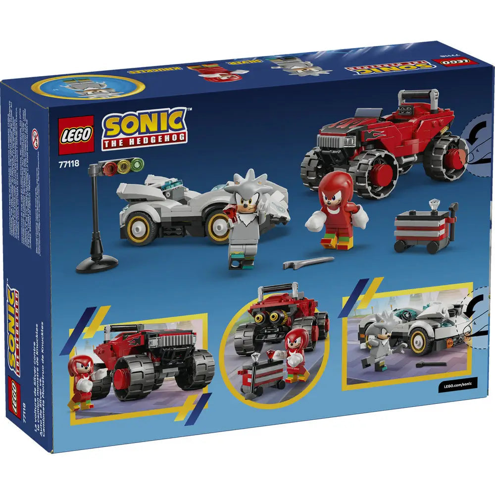Lego Silver's Car vs. Knuckles' Monster Truck 8A+