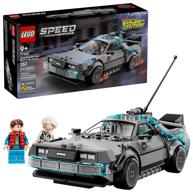 Lego Speed Champions - La machine à remonter le temps de Retour vers le futur - 357 pièces 9A+