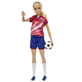 Mattel Barbie Poupée Footballeuse Blonde Maillot N°9 – 3A+