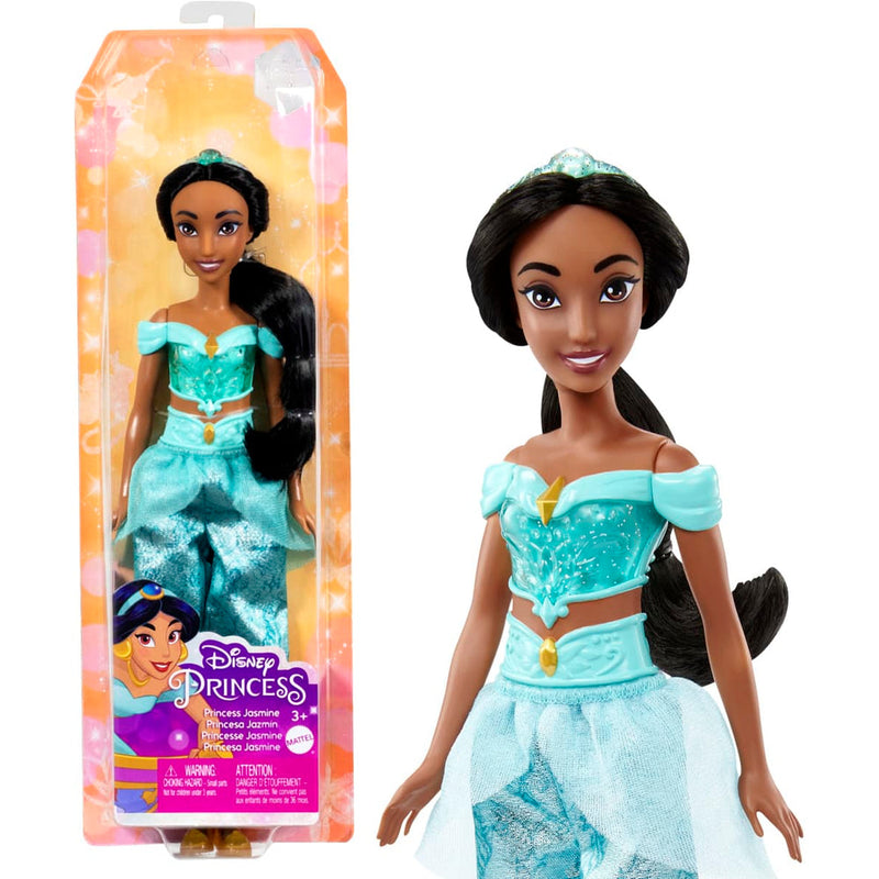 Mattel Princess Jasmine with Glittery Dress 29 cm – Age 3+
