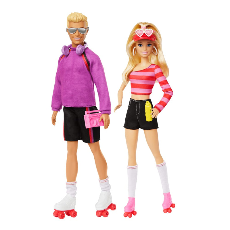 Mattel Barbie Barbie and Ken Roller Skating Set – Age 3+
