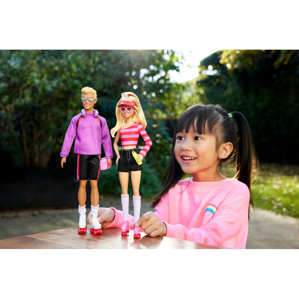 Mattel Barbie Coffret Barbie et Ken Roller – 3A+