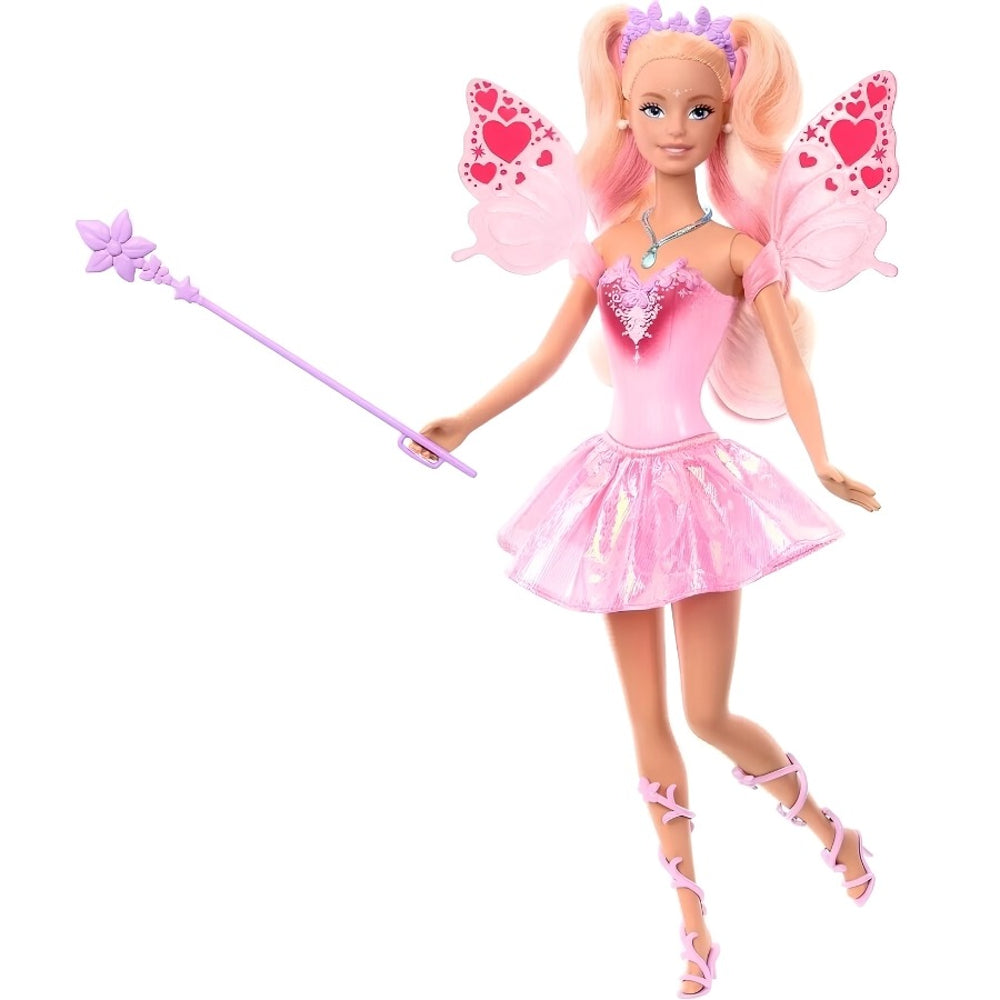 Mattel Barbie Dreamtopia Poupée Fée Ailes et Tenue à Changement de Couleur – 3A+