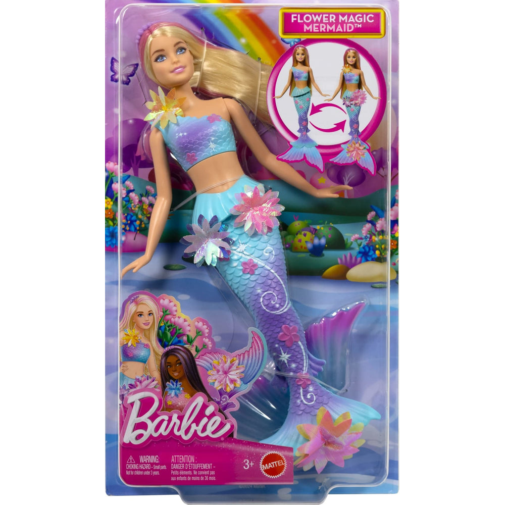 Mattel Barbie Dreamtopia Sirène Fleur Magique Cheveux Blonds – 3A+
