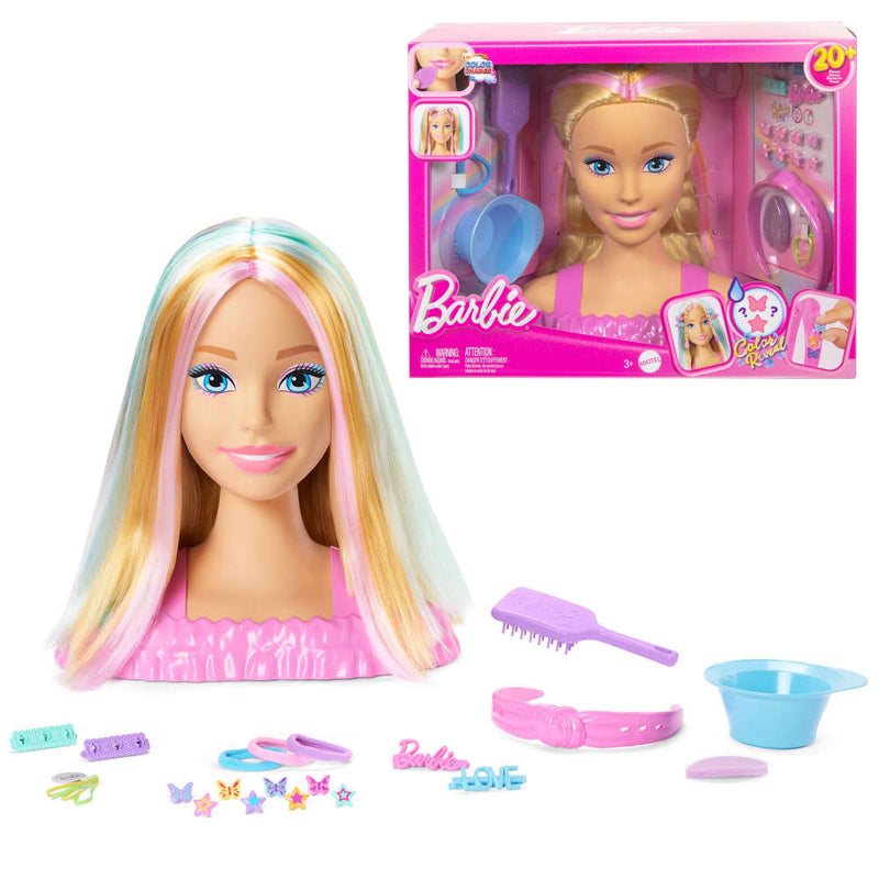 Mattel Barbie Blonde Styling Head with Accessories – Age 3+