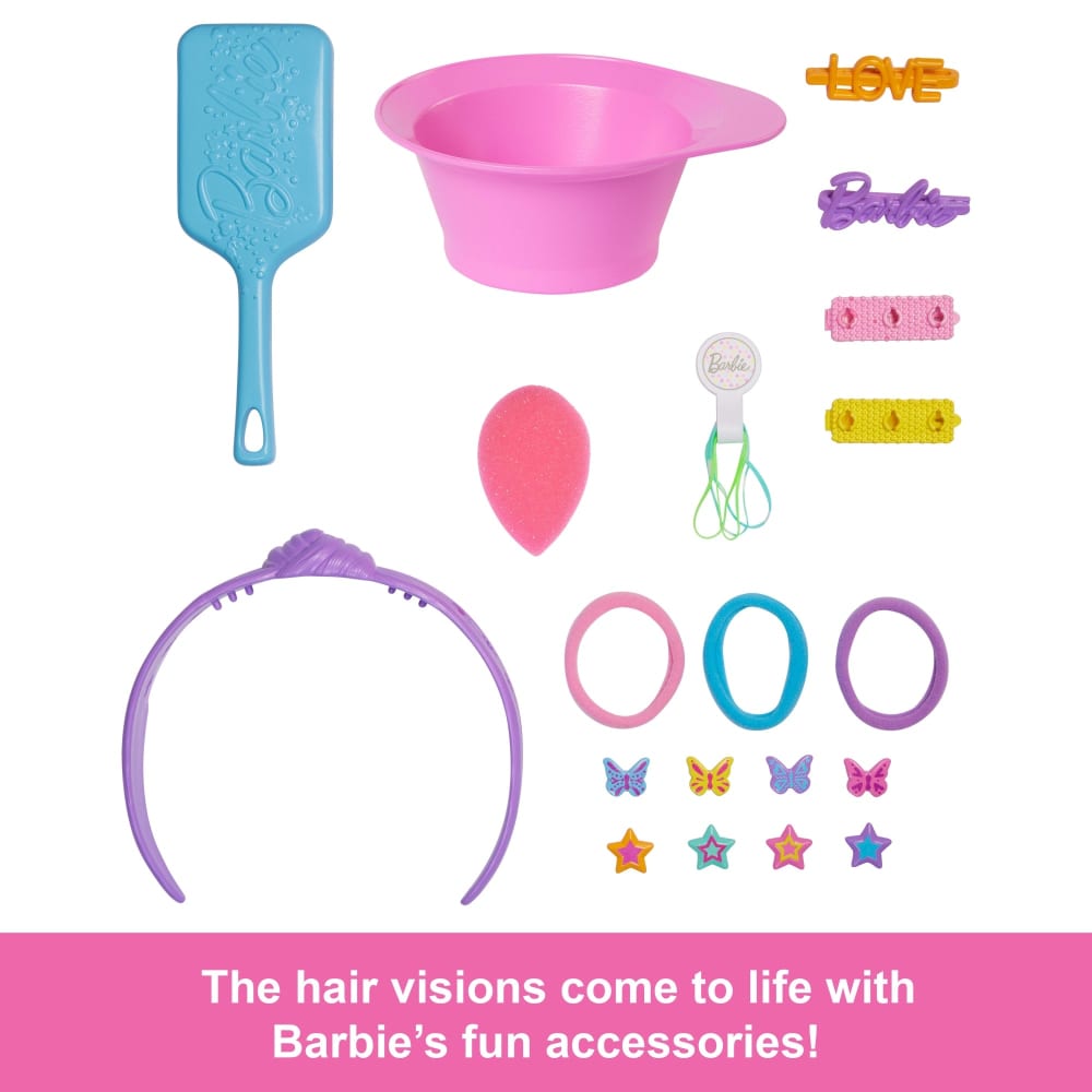 Mattel Barbie Tête à Coiffer Color Reveal Cheveux Bruns – 3A+