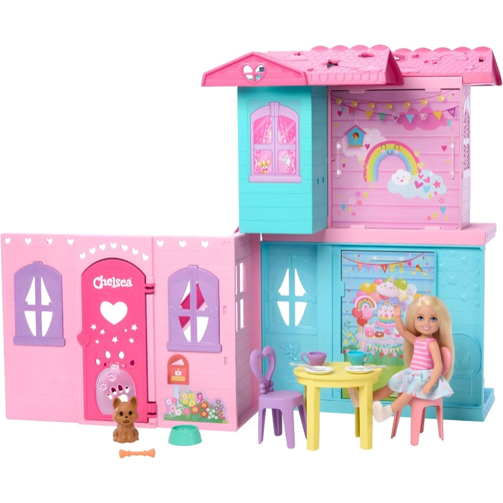 Mattel Barbie Club Chelsea Maison Transformable avec Accessoires – 3A+