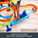 Mattel Hot Wheels Piste Looping Cyclone avec Voiture – 4A+