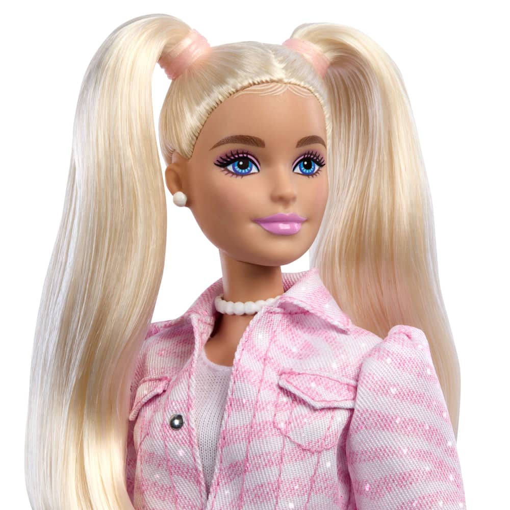 Mattel Barbie Deluxe Style Poupée Blonde Tenue Rose Zèbre – 3A+