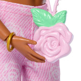 Mattel Barbie Deluxe Style Poupée Brune Tenue Rose Étoile – 3A+