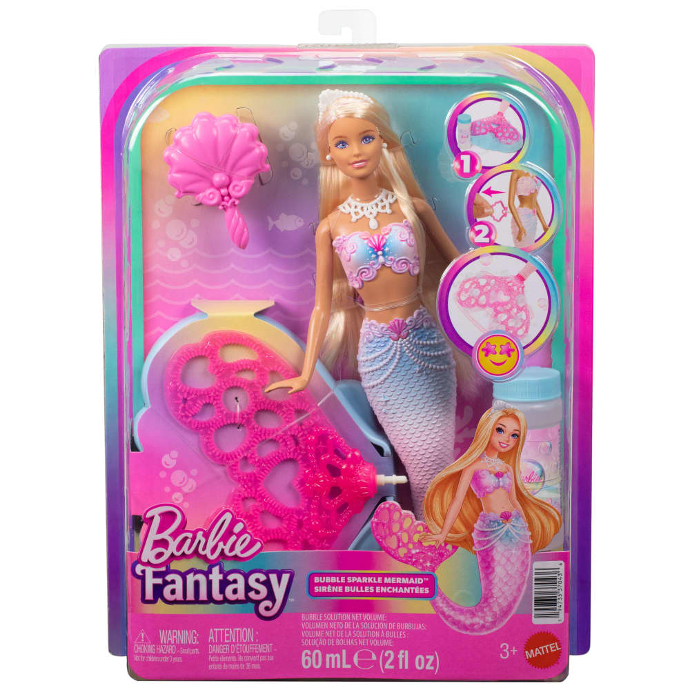 Mattel Barbie Dreamtopia Sirène Bulles Magiques – 3A+