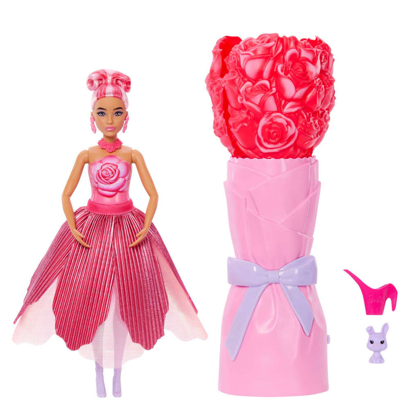 Mattel Barbie Petal Pop Scented Doll in Pink – Age 3+