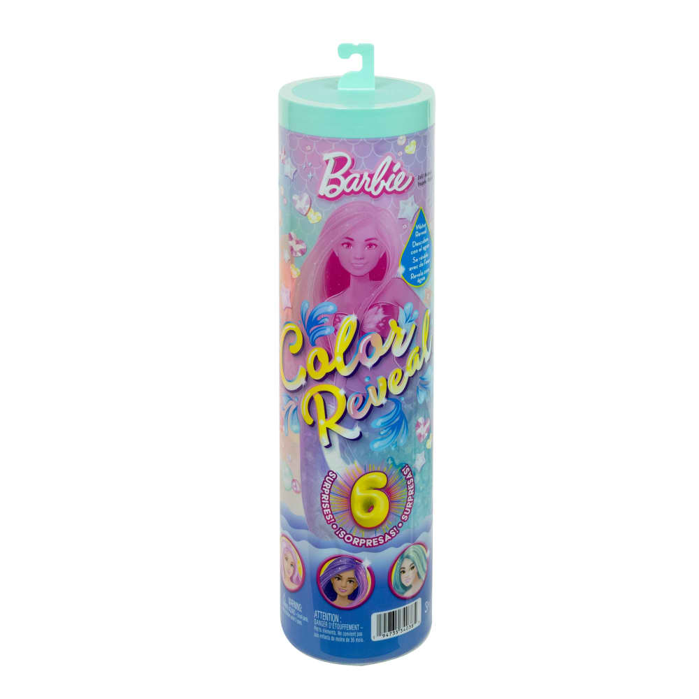 Mattel Barbie Color Reveal Poupée Sirène Changement de Couleur – 3A+