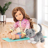 Our Generation Poupée avec Tenue & Tapis de Yoga 46cm 3A+ - Lucy Grace