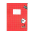 Atika Stitched Notebook Small Format 96 Pages Seyès 70g - Red