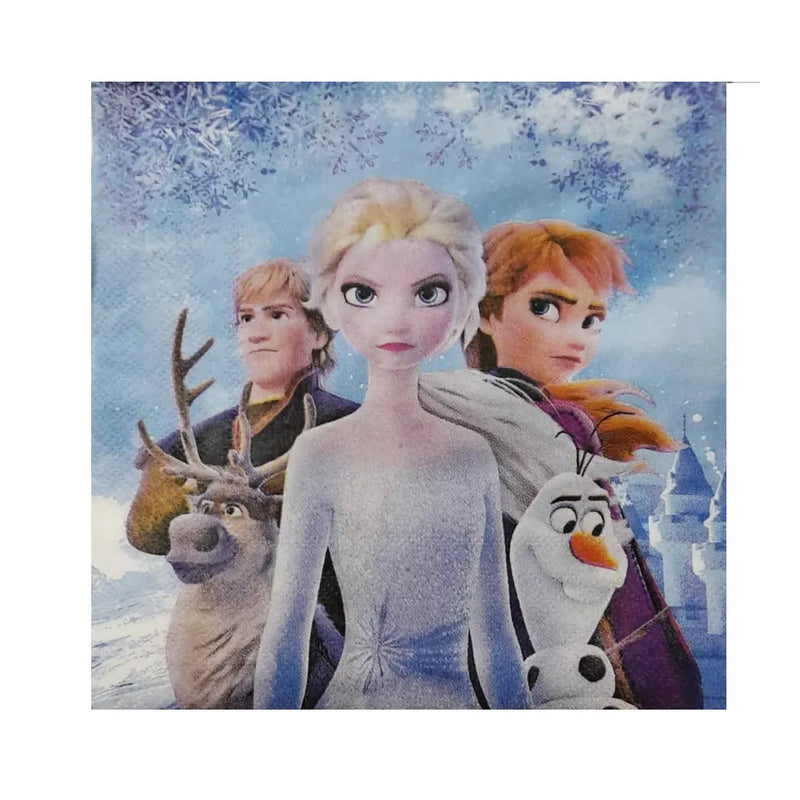 Paquete de 10 Servilletas de Papel – Frozen