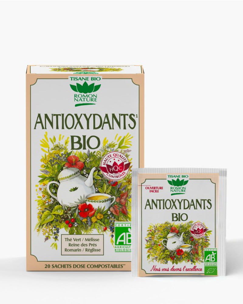 Té de hierbas antioxidante orgánico Romon Nature - 20 bolsitas