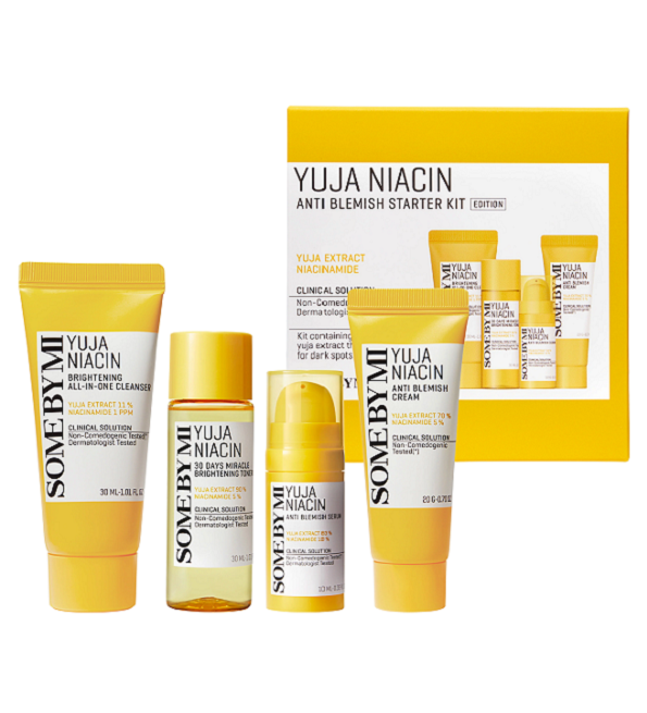 SOME BY MI Yuja Niacin Anti-Blemish Starter Kit – 4 pièces