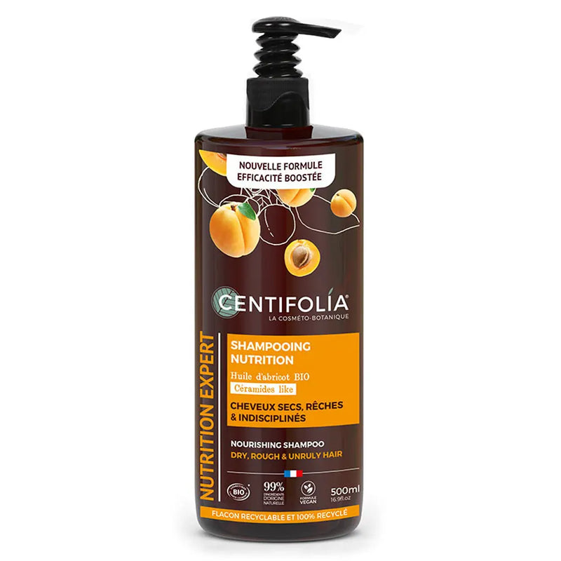 Shampoing Crème Nutrition Cheveux Secs 500ml Bio 3A+ - Centifolia
