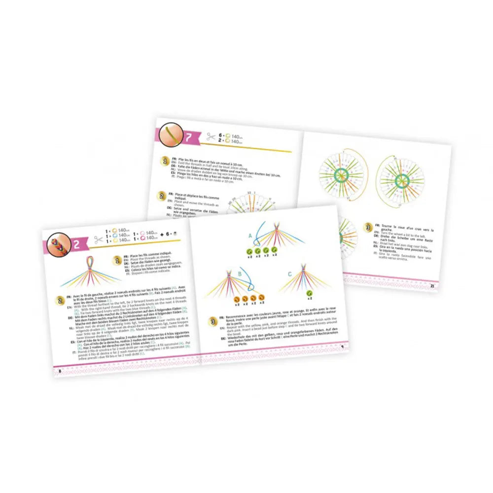 Buki Kit Créatif Bracelets d'Amitié 8A+