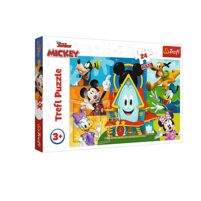 Trefl Puzzle Maxi Mickey Mouse Funhouse 24 Pièces - 3A+