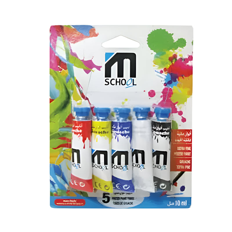 M.School Gouaches 5 Tubes en Blister