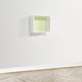 Wlidaty Home Cube Mural Vert Moyen - 23x23 cm