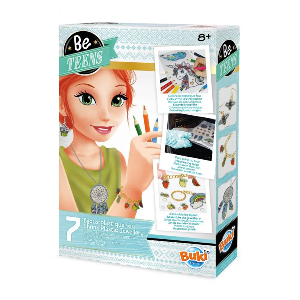 Buki Kit de Création Bijoux en Plastique 8A+