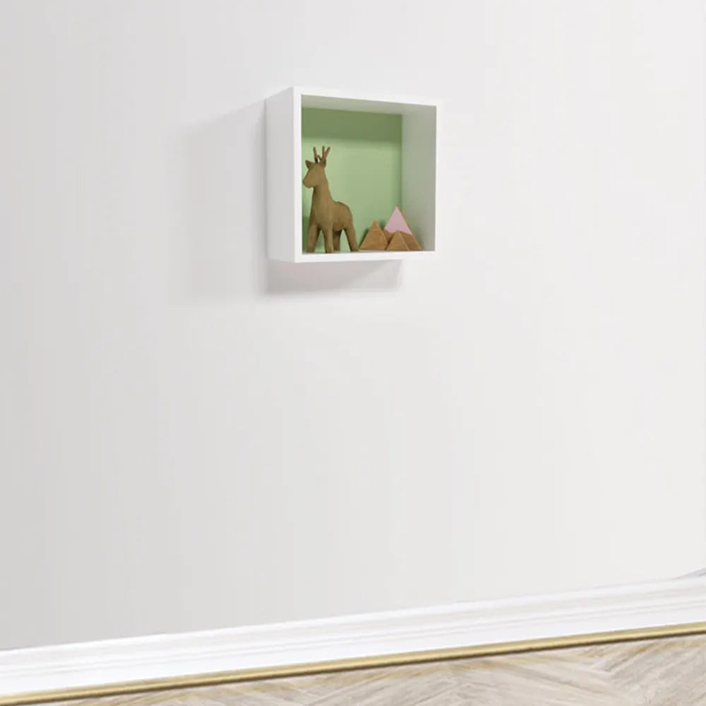 Wlidaty Home Cube Mural Fond Vert 30x30 cm