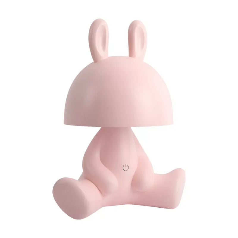 Lámpara de mesa LED Leitmotiv Rabbit - Rosa claro