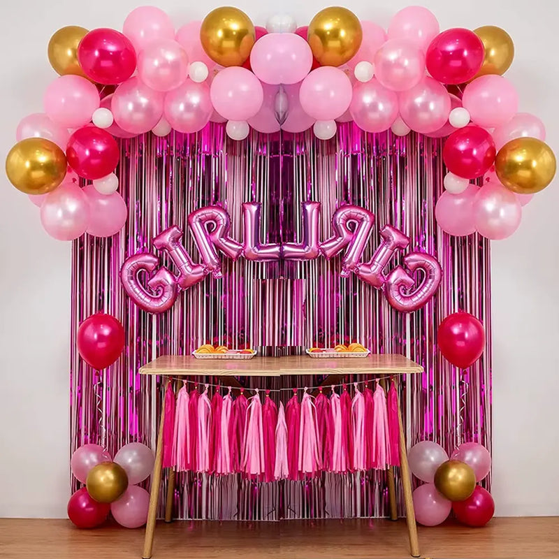 Ensemble de Décoration pour Baby Shower 44 Pièces - Girl