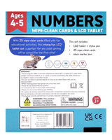 Tablette à Dessin LCD - Numbers + Wipe Clean Cards