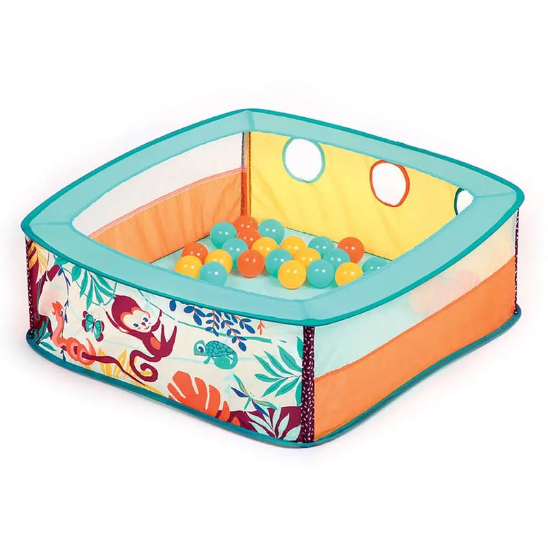 Ludi Piscina de Bolas Selva con 40 Bolas - 10M+