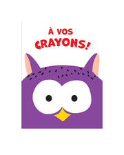 Plume Univers A Vos Crayons - Hibou